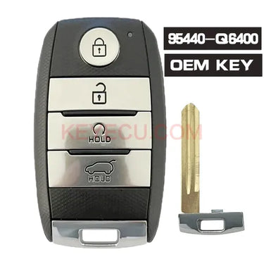95440-Q6400 Original Smart Remote Key 4 Button 433MHz AES 6A Chip for KIA Seltos 2021 2022